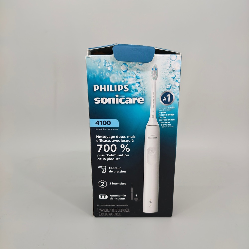 Philips Sonicare 4100 Electric Toothbrush HX3681 White Open Box New - Picture 4 of 7